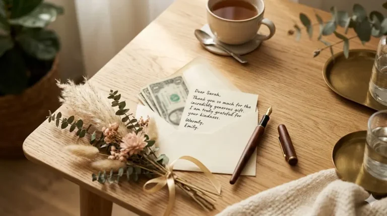 300+ Thank You Messages for Money Gifts by Occasion